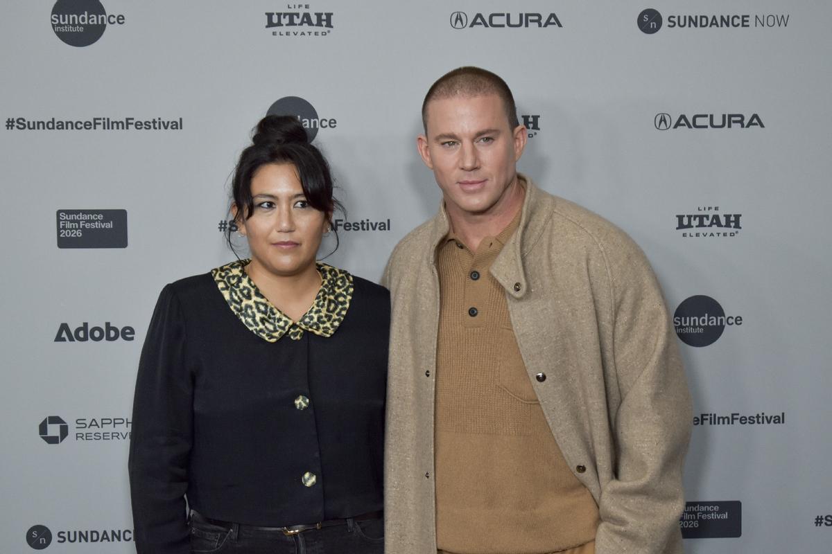 La directora Beth de Araujo i l'actor Channing Tatum, de la pel·lícula "Josephine"