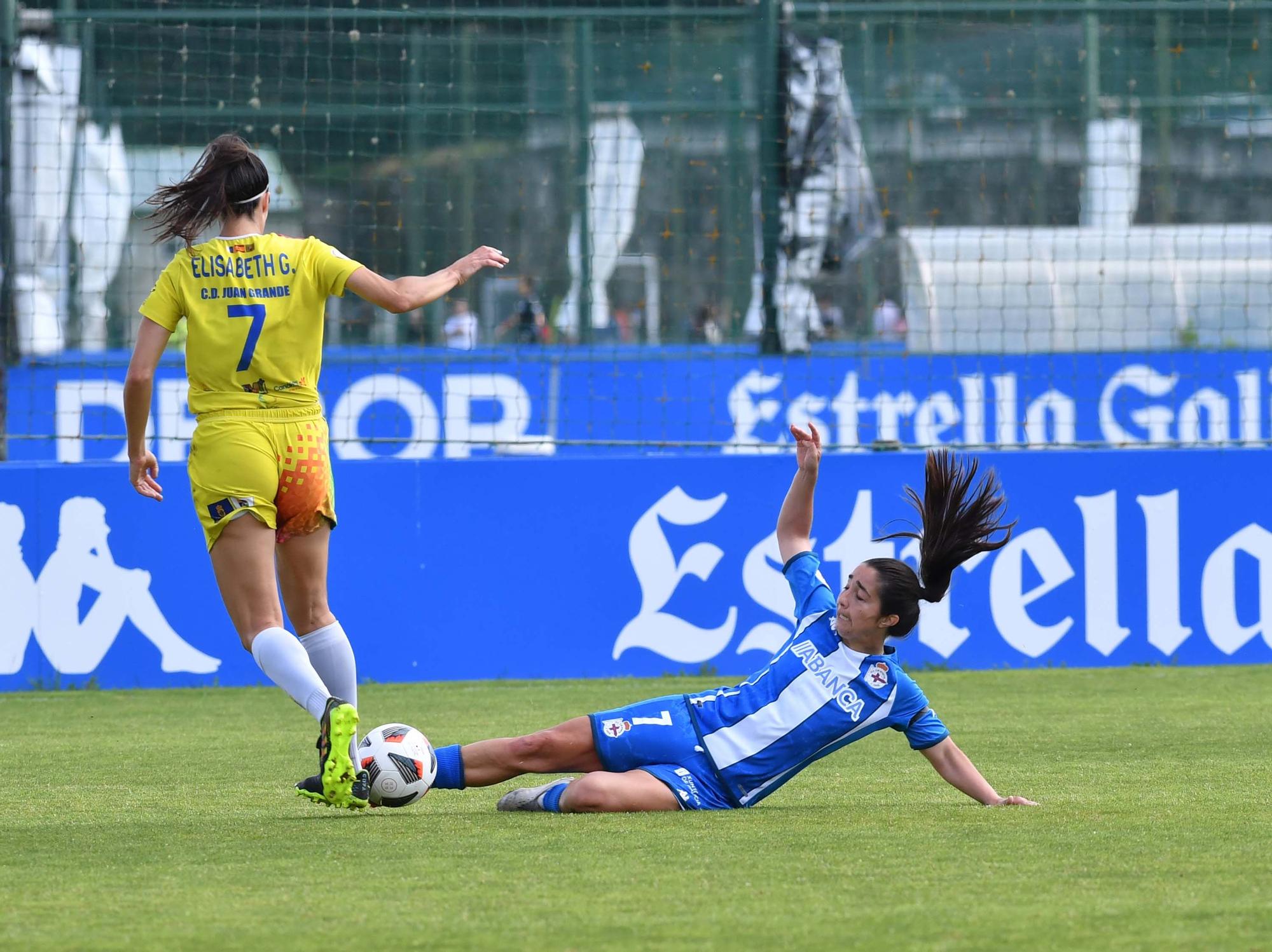 El Dépor Abanca golea al CD Juan Grande (6-2)