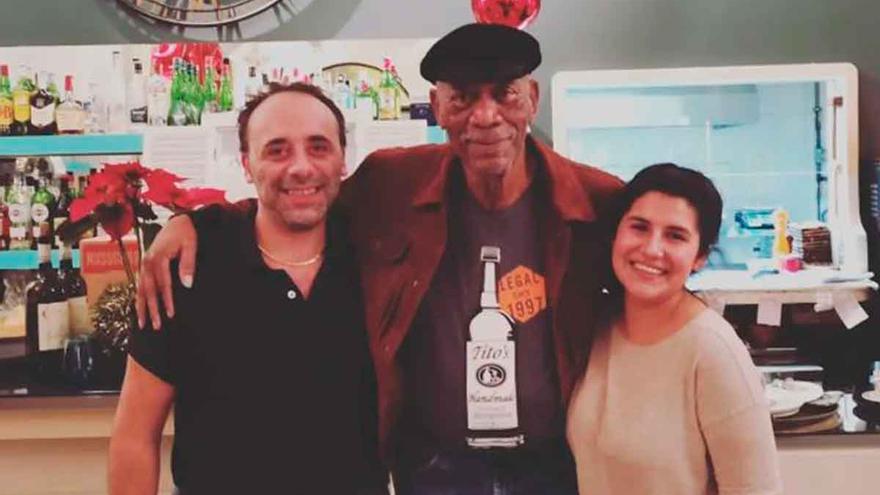 Morgan Freeman, de cena en Palma