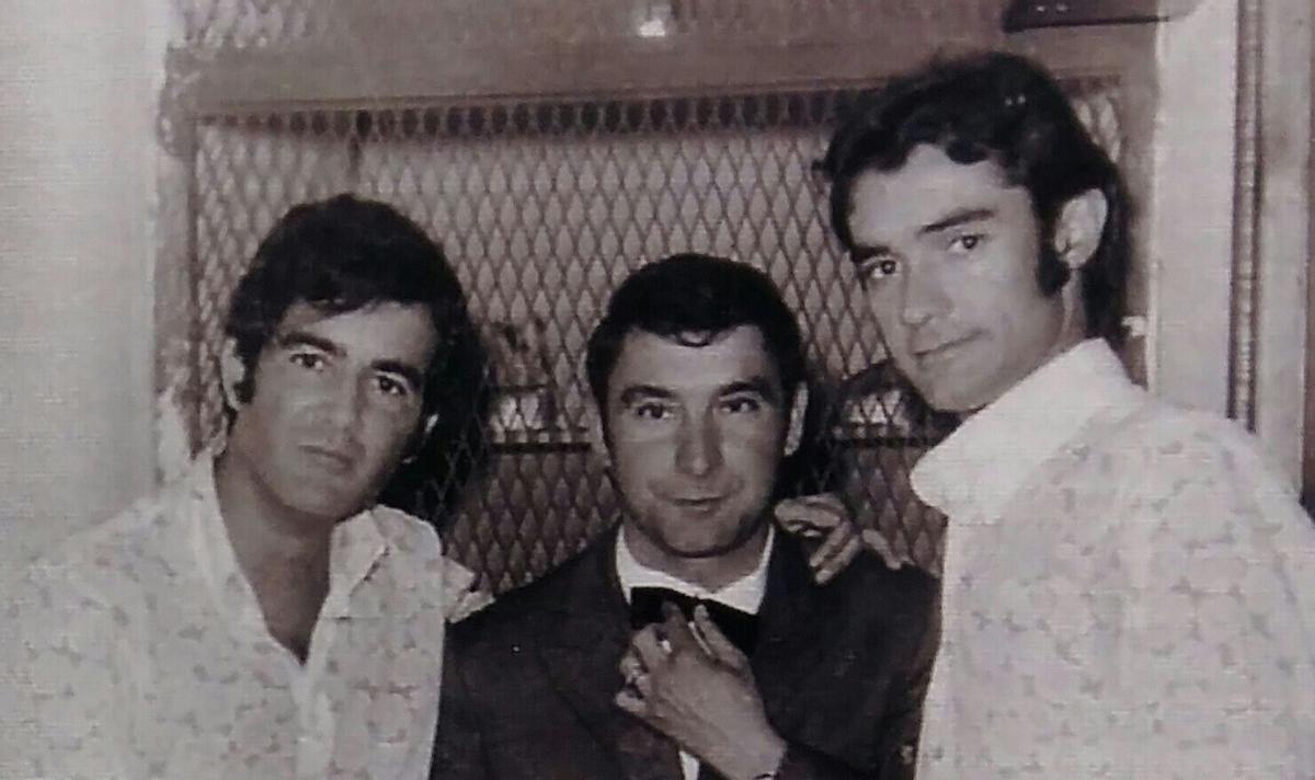 Tino Fombona, con el “Dúo Dinámico” en el Parque del Piles.
