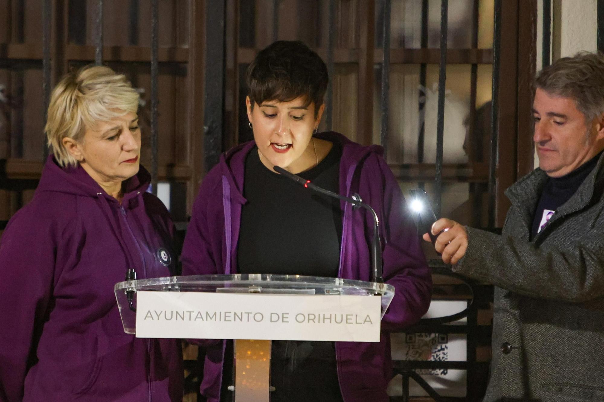 Marcha por la eliminación de la violencia contra las mujeres en Orihuela