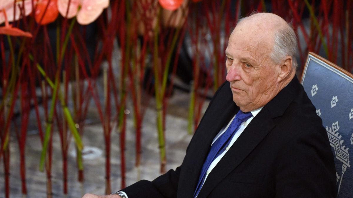 El rey Harald preside la ceremonia de entrega del Premio Nobel de la Paz en Oslo, en diciembre de 2022.