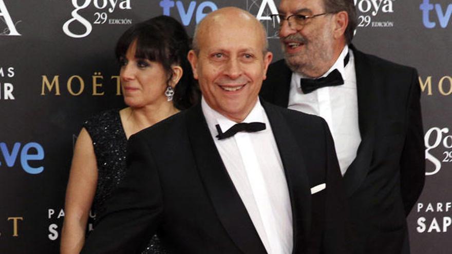 El ministro Wert en los Premios Goya.