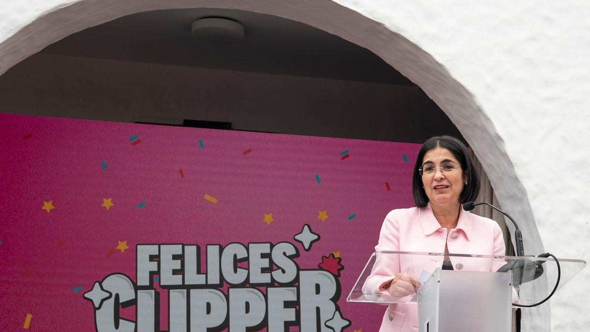 La alcaldesa, Carolina Darias.