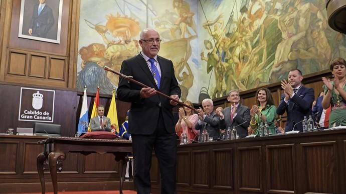 Toma de posesión de Morales como presidente del Cabildo de Gran Canaria