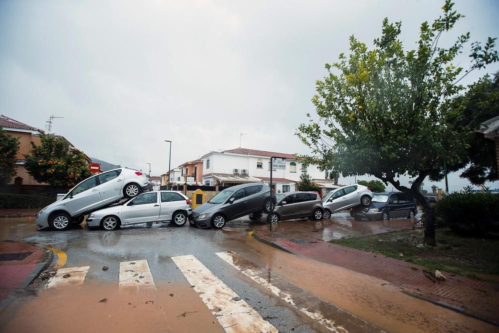 Campanillas, la zona más afectada por el temporal esta madrugada