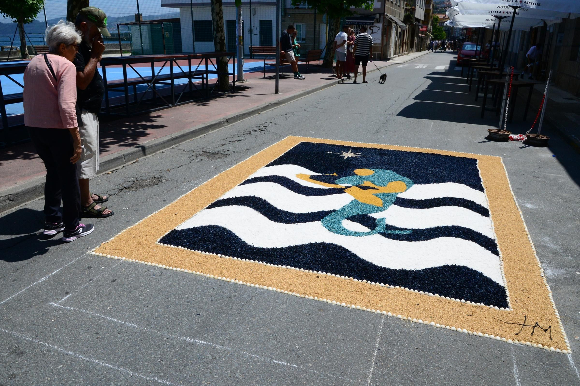 La fiesta de las alfombras florales del Corpus en Bueu (III)