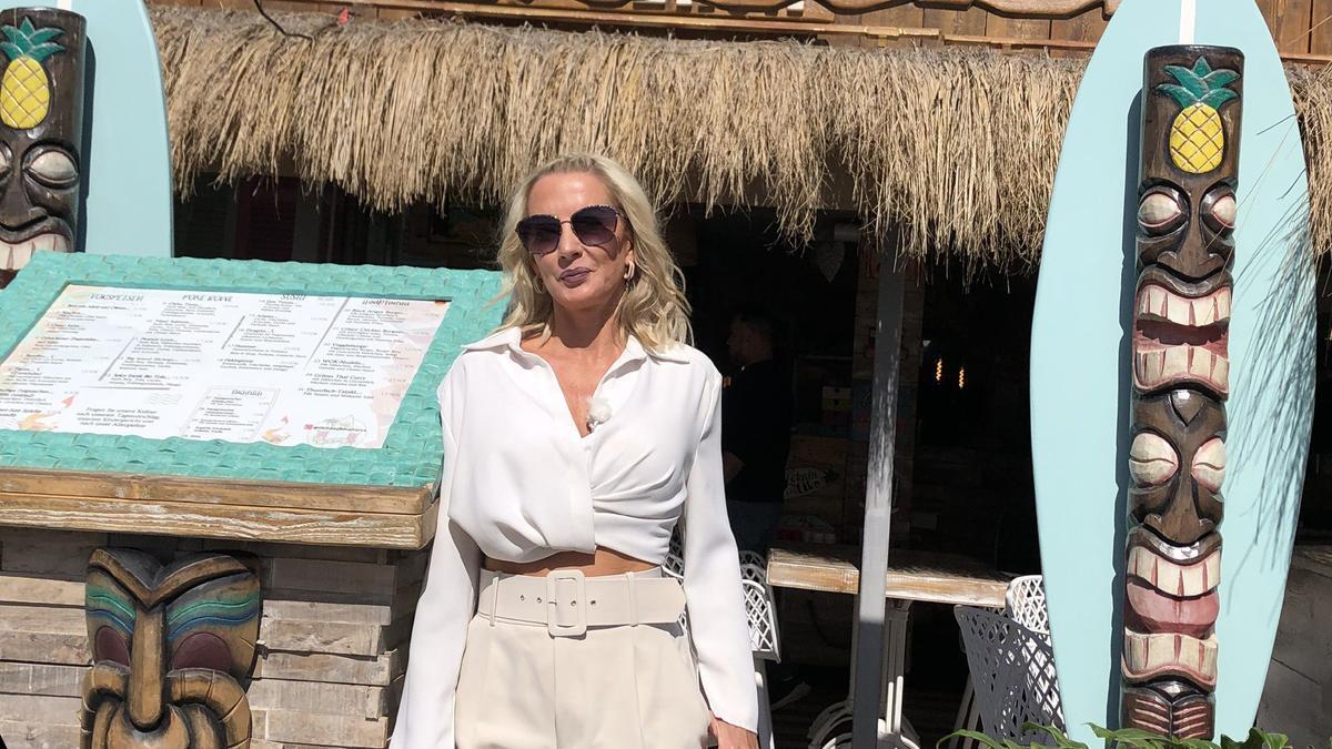 Peggy Jerofke kümmert sich nun alleine um den Betrieb im Restaurant &quot;Tiki Beach&quot;.