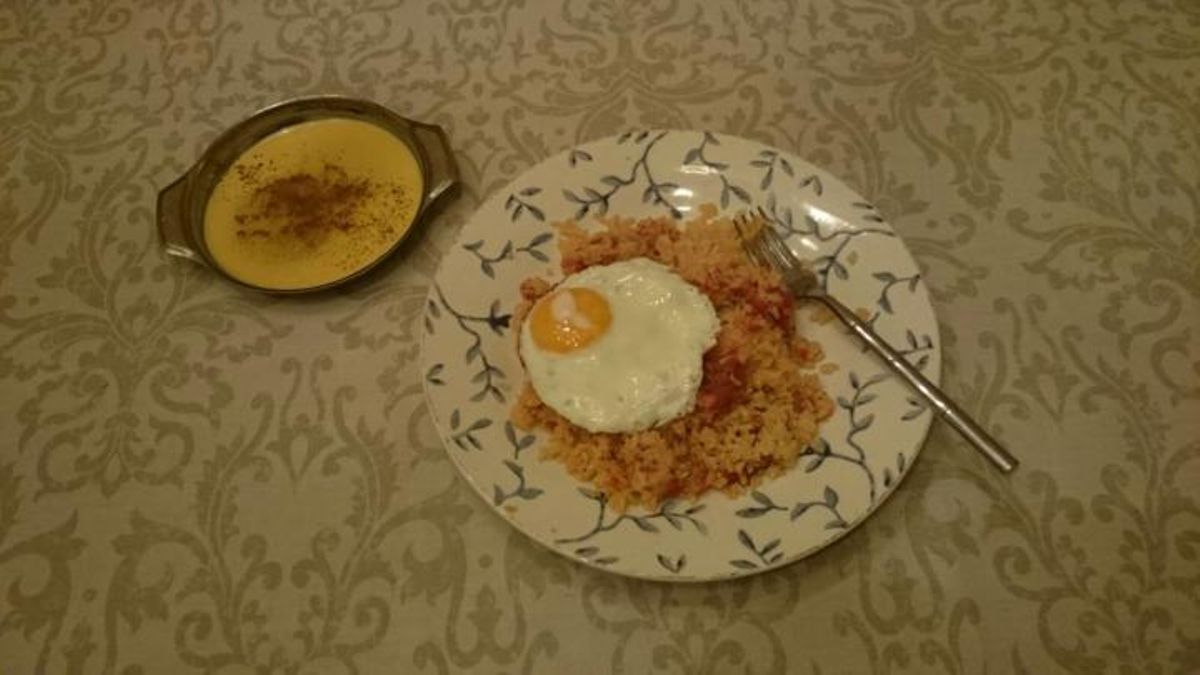 Arroz a la cubana