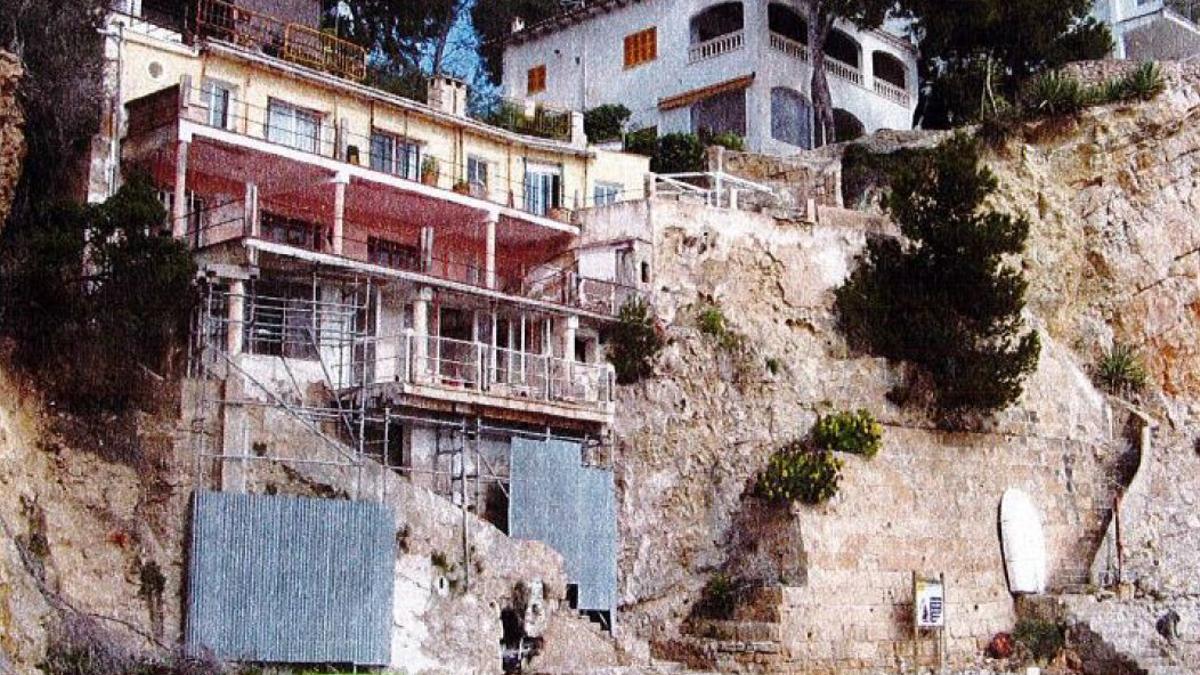 Imagen del edificio que será derribado en Bendinat.