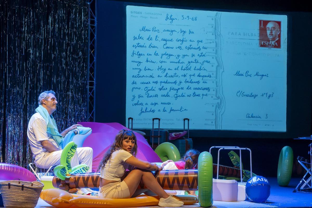 Una escena de 'Postals' que se presenta en el Teatro Rialto este fin de semana.