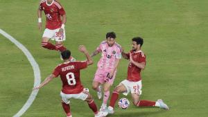 Leo Messi, durante el debut del Inter Miami en el Mundial de Clubes