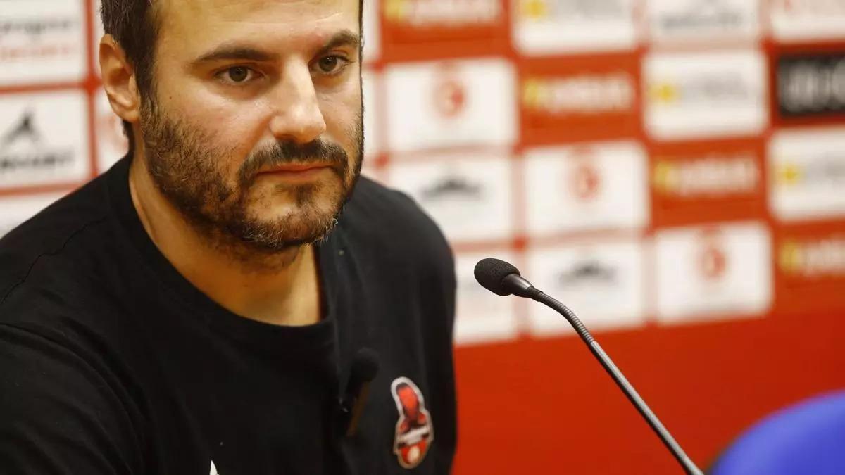 Carlos Cantero, durante una rueda de prensa