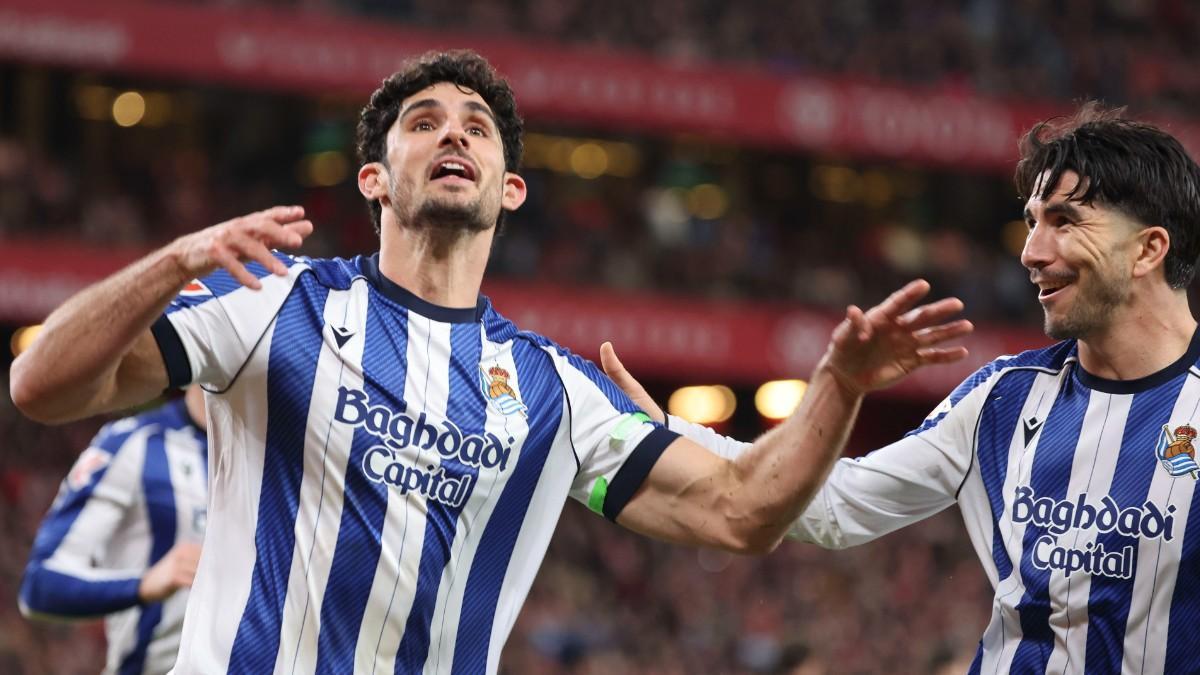 Guedes firmó el 0-1 frente al Athletic con un extraordinario disparo desde la larga distancia