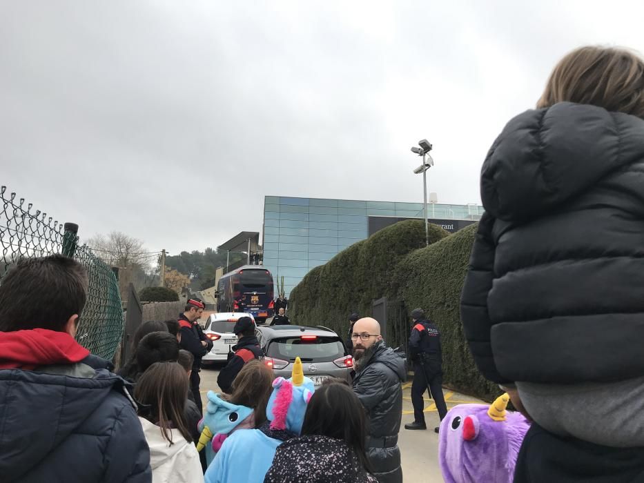 El Barça arriba a Girona