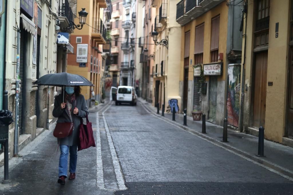 El tiempo en València: Lluvia par empezar el fin de semana