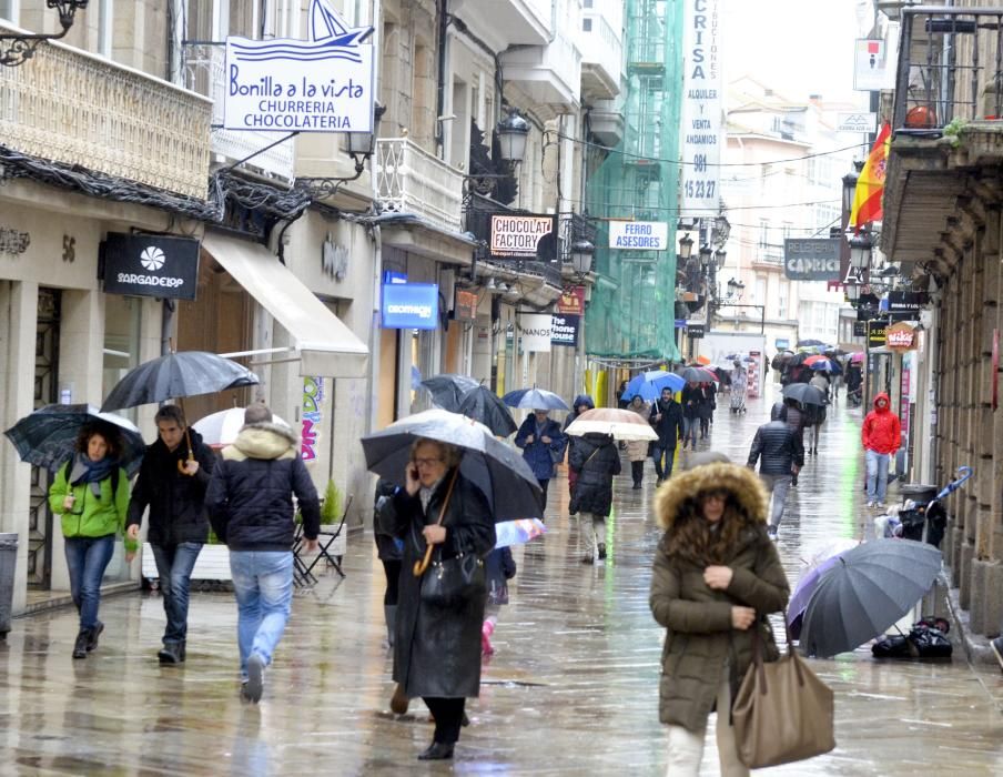 Las imágenes del temporal en A Coruña este sábado