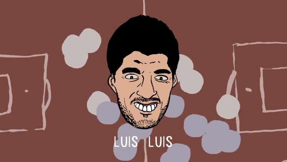 ’Luis, no em mosseguis’, la cançó de la mossegada de Luis Suárez a Chiellini.