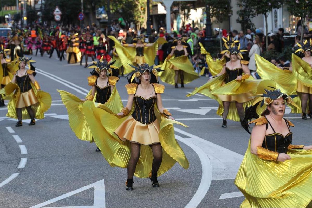 Vigo festeja su Entroido: el desfile de comparsas llena las calles