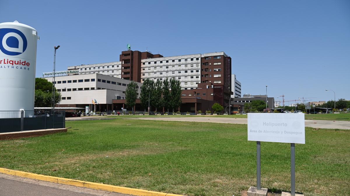 Actual helisuperficie del complejo hospitalario, que se convertirá en parking.