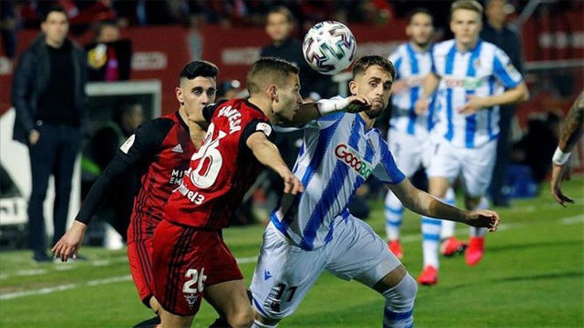 Franquesa hizo historia con el Mirandés en la Copa del Rey