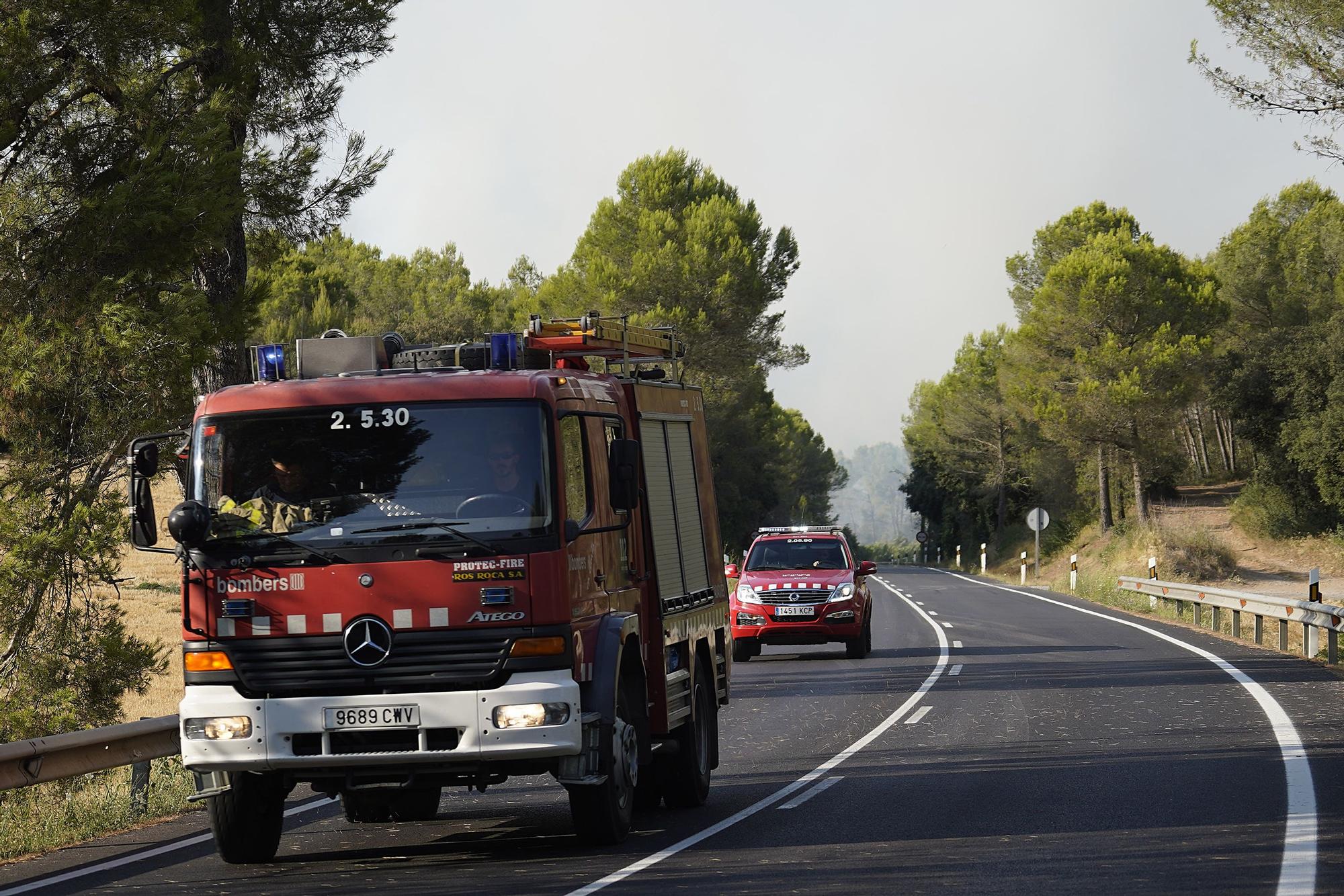 Les imatges de l'incendi de Ventalló i Vilopriu