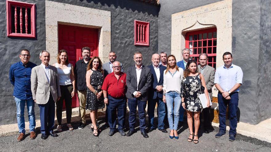 Los miembros del jurado de los Premios Jesús Telo.