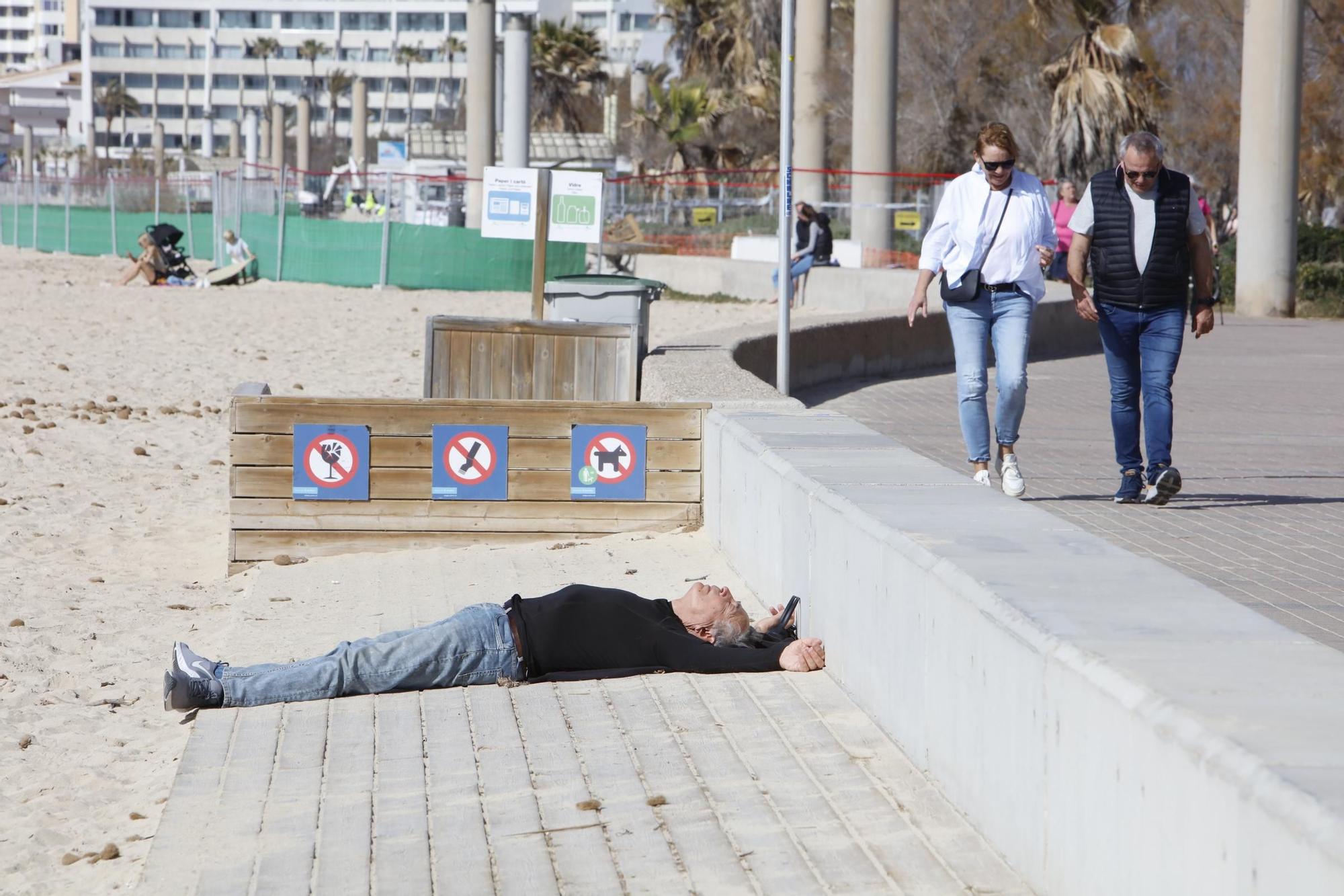 Mallorca erwacht aus dem Winterschlaf: So sieht es derzeit an der Playa de Palma aus