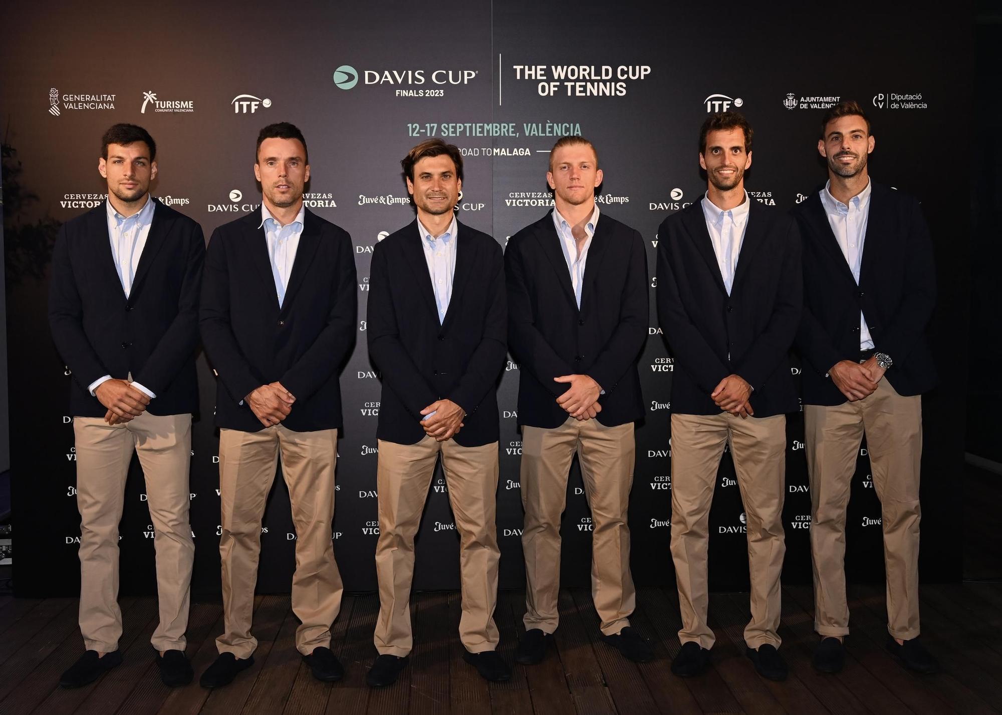 Cena oficial en el Veles e Vents de València por la Copa Davis