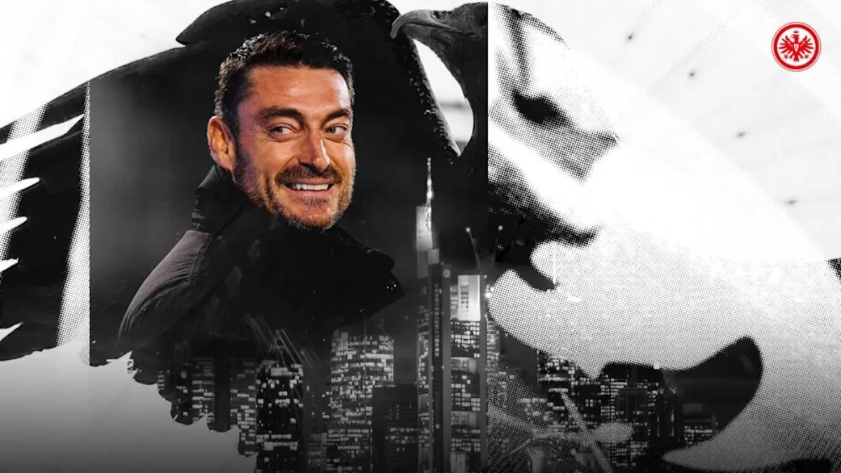 Albert Riera, entrenador del Eintracht Frankfurt