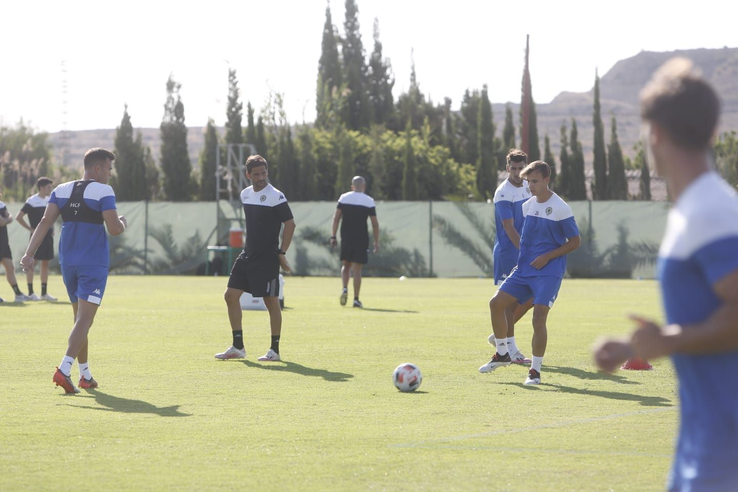 El Hércules vuelve a entrenar en Fontcalent cuatro años después