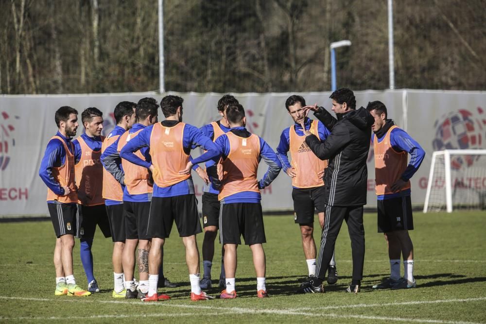 Entrenamiento del Real Oviedo