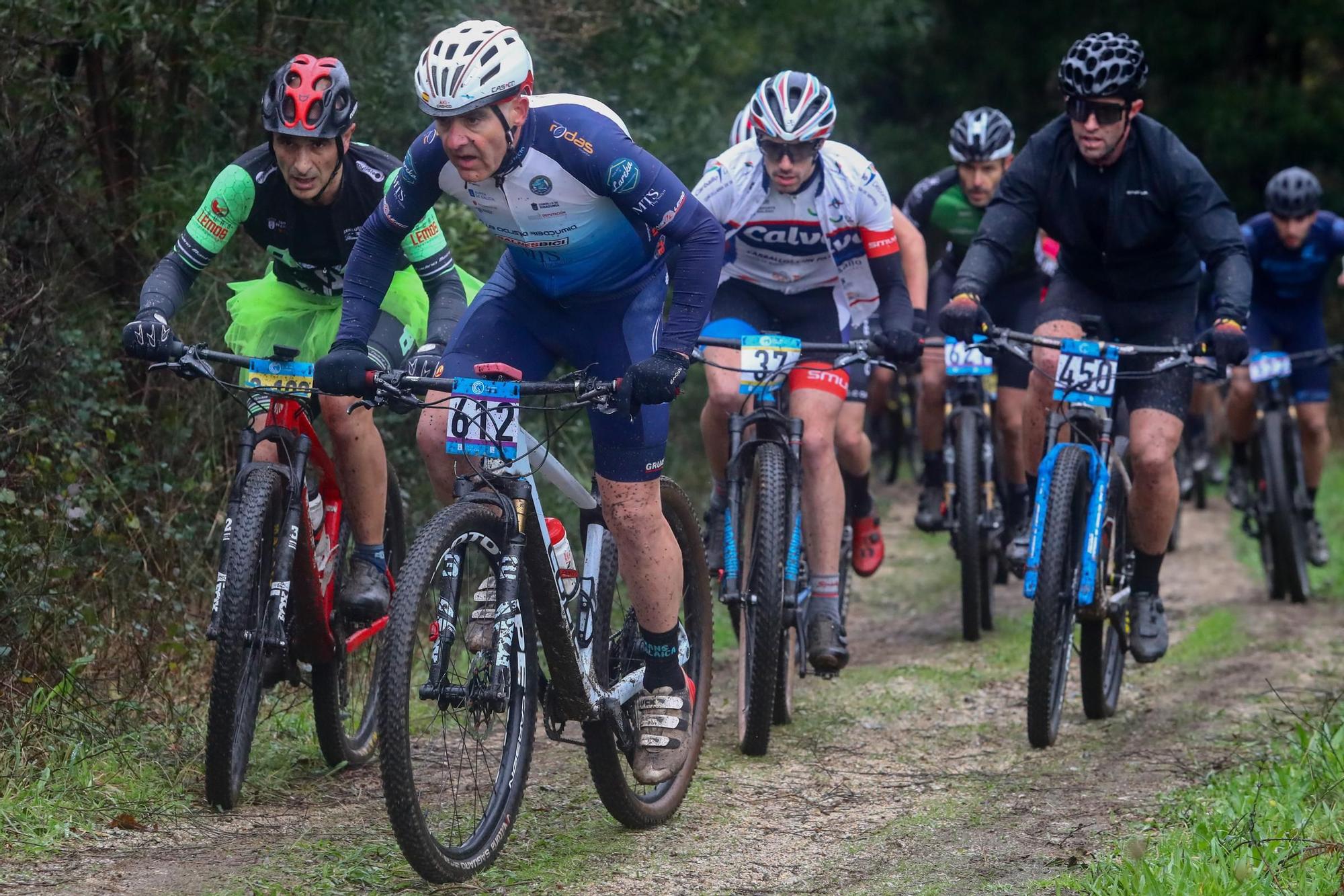 El monte Xiabre se convierte en el paraíso de la bicicleta de montaña