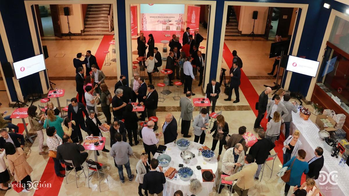 Evento empresarial celebrado en las instalaciones de la Cámara de Comercio de Zaragoza.