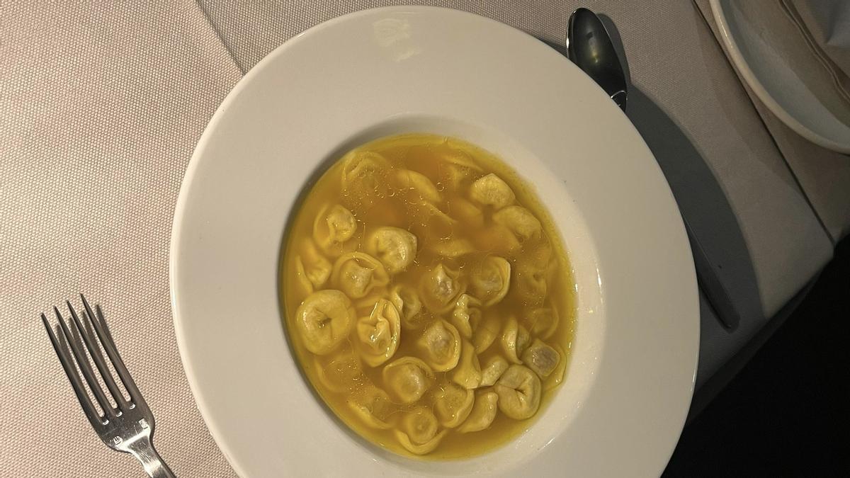 La sopa Bolonia de La Rox (Madrid).