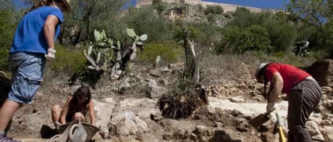 La falta de medios ralentiza el plan de excavaciones en la Solana del Castell