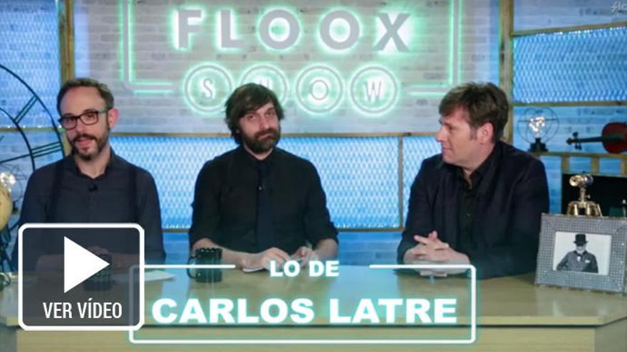 Los presentadores y Carlos Latre en &#039;Lo del Floox Show&#039;