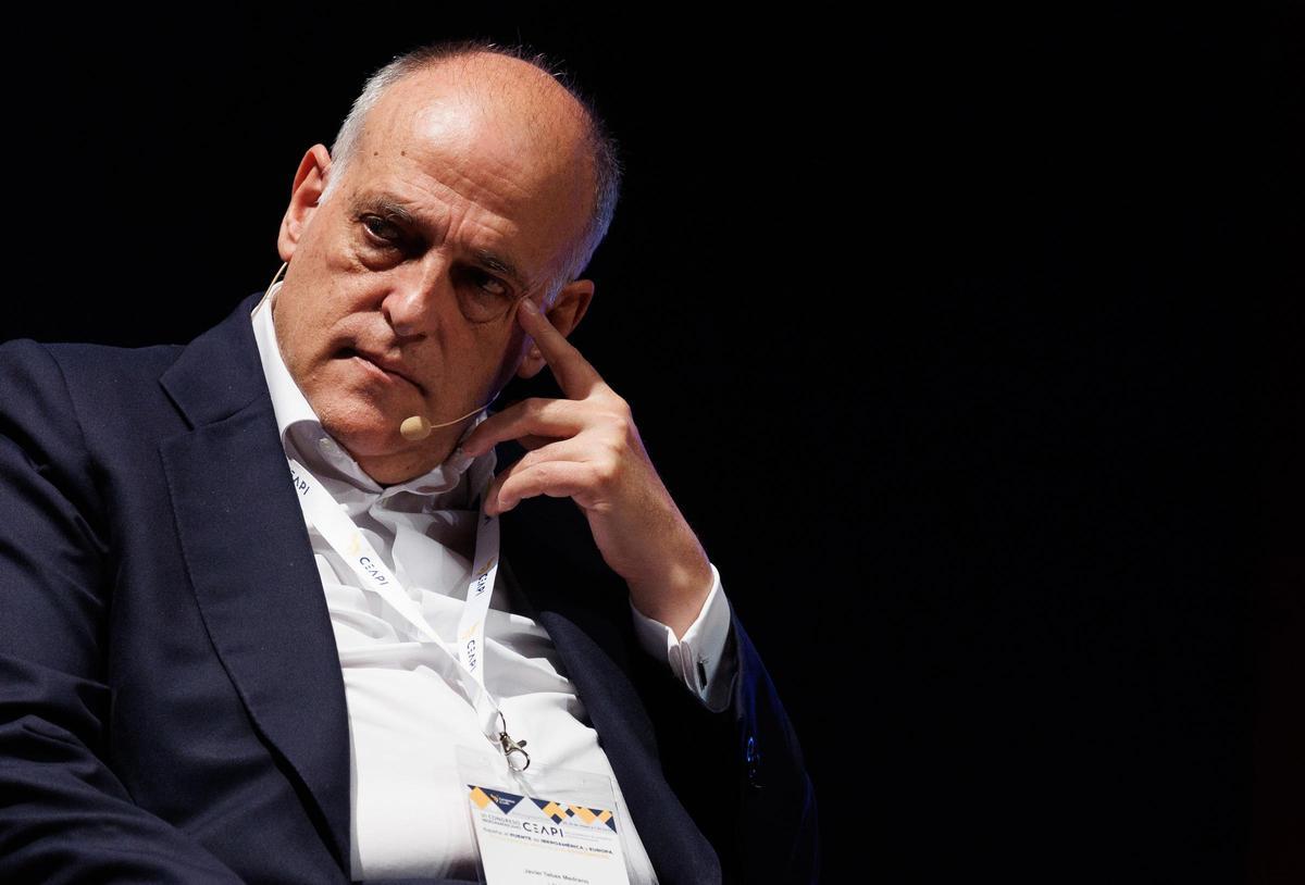 Javier Tebas en una imagen de archivo