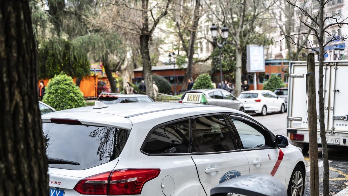 Un taxi en Cáceres.
