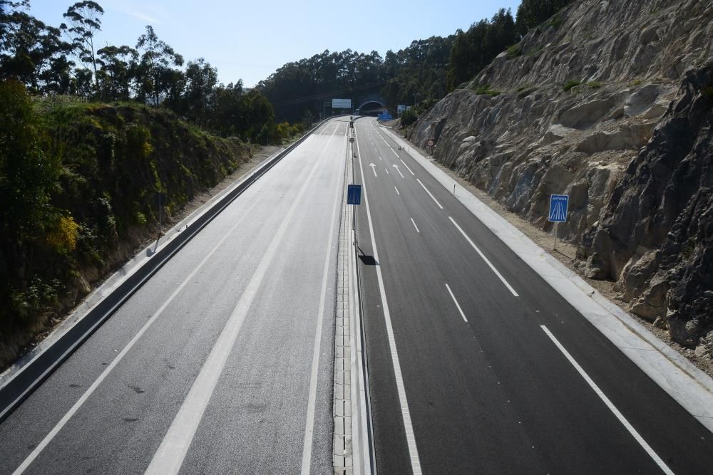 Las obras de la autovía del Morrazo, a punto