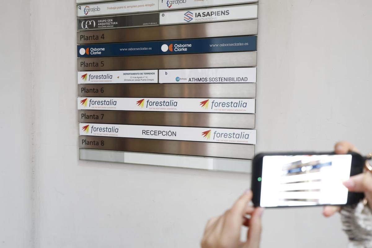 Interior del edificio donde se encuentra la sede de Forestalia