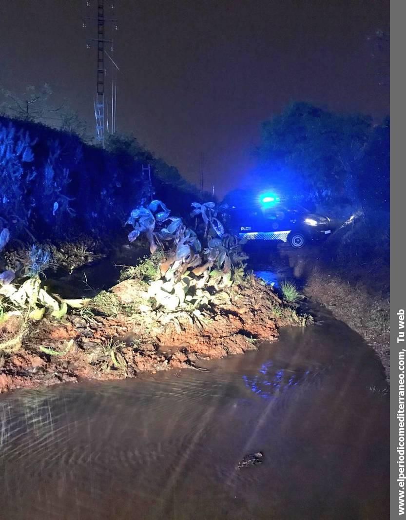 La imágenes más impactantes de la lluvia en Castellón