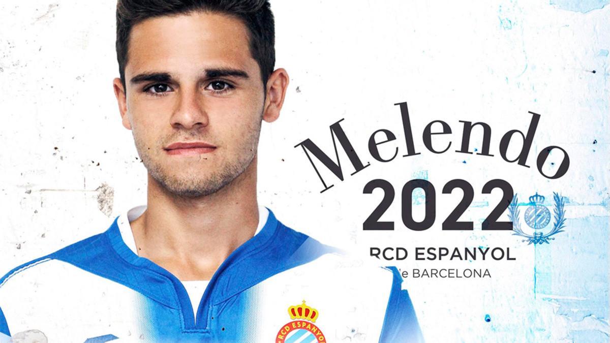 El joven centrocampista Melendo amplió contrato hasta 2022