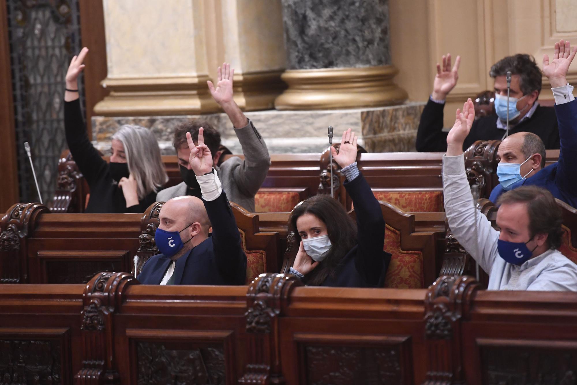 El pleno da vía libre al presupuesto municipal de A Coruña