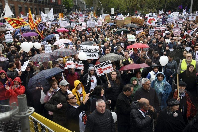 Manifestación 'Revuelta de la España vaciada' en Madrid