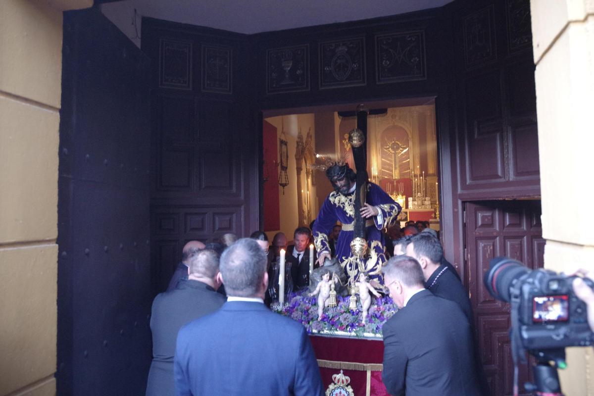 Vía Crucis oficial de Málaga presidido por el Señor de los Pasos en el Monte Calvario