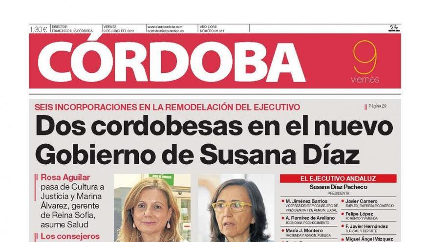 La portada de CÓRDOBA