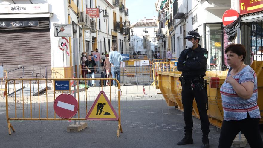 Las obras de semipeatonalización del Realejo entran en nueva fase y cambian el tráfico de la zona