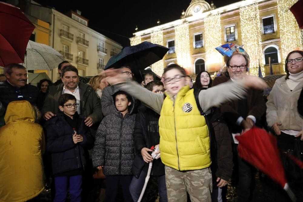 Luces de Navidad en Gijón