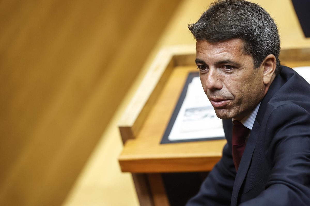 Carlos Mazón, en su discurso de investidura.